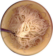 A big bowl of pasta!