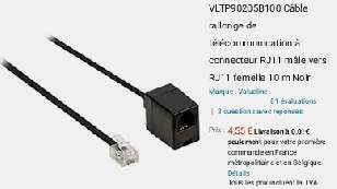RJ11 extension cable