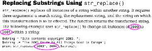 PHP book error, on page 144.