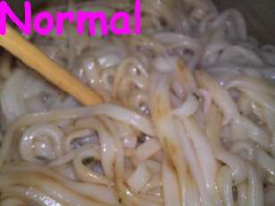 Effect mode example - noodles, normal