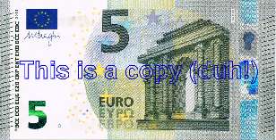 New five Euro note