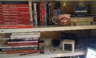 The rest of the shelves