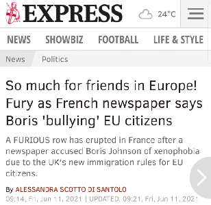 Some drivel from the Express.