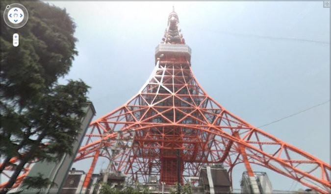 Streetview - Tokyo Tower