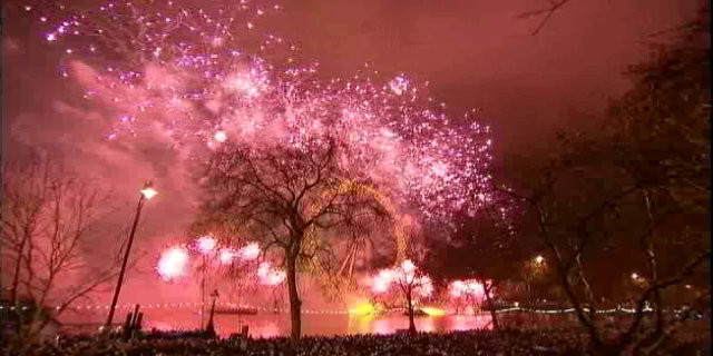 London fireworks - loads of fireworks