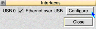 Interfaces settings