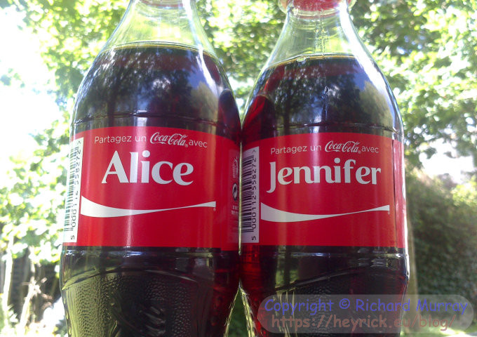 Share your coke with... (awww, sweet, but wait, can we catch something nasty doing this?)