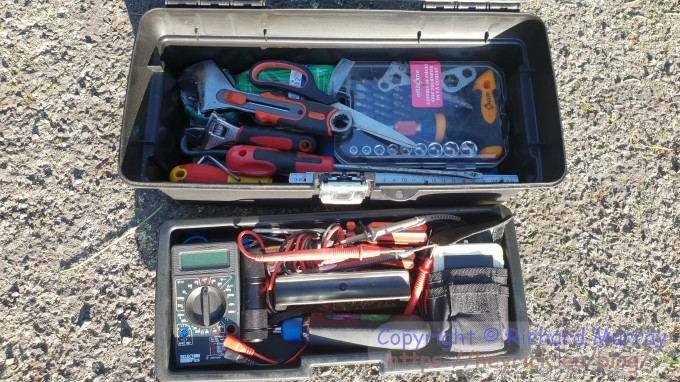 My toolbox, inside