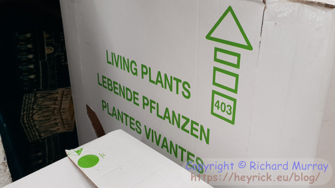 The box is hardly going to say Dead Plants