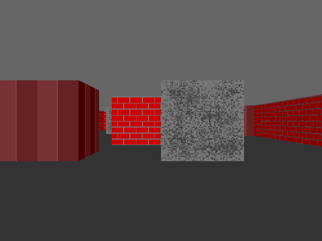 Walls with textures