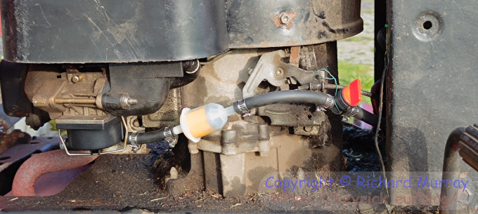 Replacement fuel supply line
