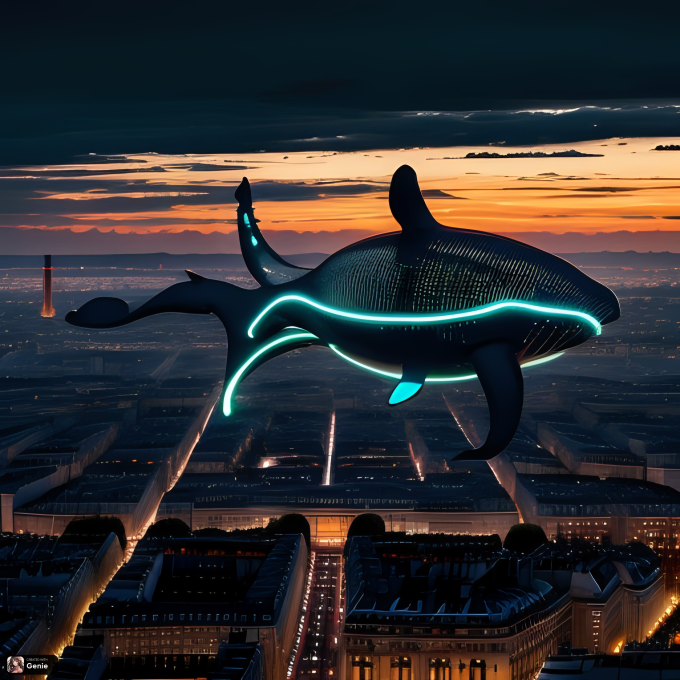 A whale over Paris